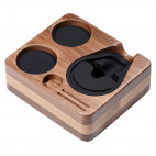 Normcore Compact Espresso Tamping Station 58mm, walnut